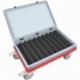 Euro Box with Zugliege - 9 compartments for H0 Gauge - for model railway locomotives, wagons and vehicles