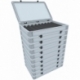 Euro Box with Zugliege - 9 compartments for H0 Gauge - for model railway locomotives, wagons and vehicles