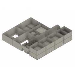 Feldherr Storage Box LBBG075 for The Quacks of Quedlinburg - core game + 2 expansions (Mega box)