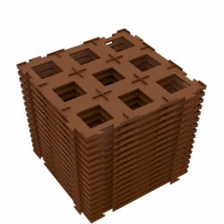 Feldherr labyrinth tile grid for Carak - interlocking