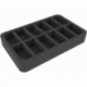 HS040A040 Feldherr foam tray for Chaos Daemons: Slaanesh - 12 compartments