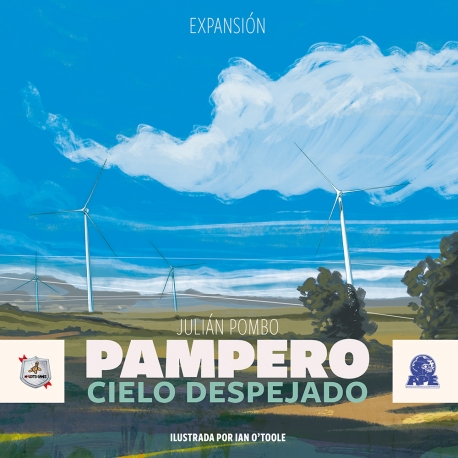 Expansión Cielo despejado del juego de mesa Pampero de Maldito Games