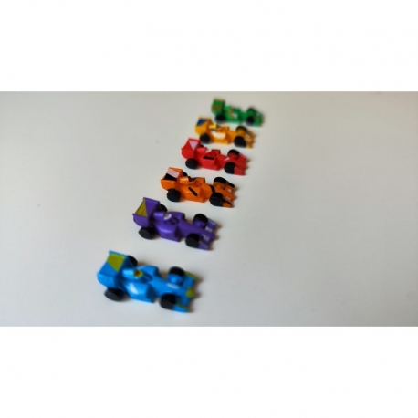 Coches Pintados para juego de mesa Pole Position de Do It Games