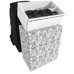 Feldherr Backpack + 4 Storage Boxes TCHS105 for Marvel Champions: The Card Game