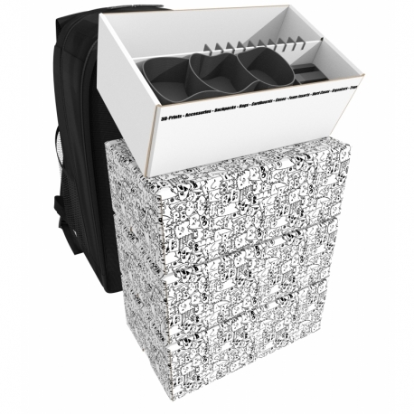 Feldherr Backpack + 4 Storage Boxes TCHS105 for Marvel Champions: The Card Game