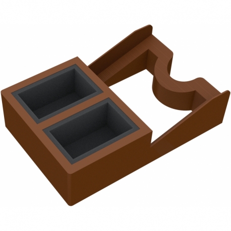 Feldherr Organizer Insert para HeroQuest: Hero Collection - El Granuja Heredero de Elethorn - caja del juego de mesa