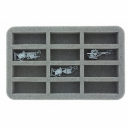 HS035A057 Feldherr foam tray for Warhammer Fantasy - 12 compartments