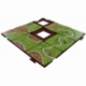 Feldherr terrain tile grid for Carcassonne - interlocking