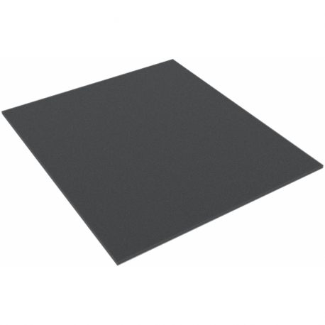 HZBA004 280 mm x 235 mm x 4 mm foam base / foam topper