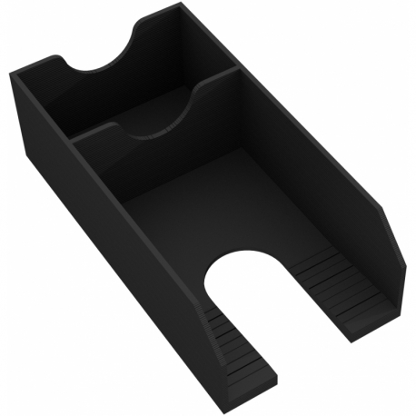 Feldherr card deck holder with discard compartment for a card deck in Standard Card Game Size