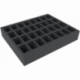 FS050A096 Feldherr Foam Tray with 32 compartments for Flames of War - medium bases