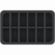 HS050A108 50 mm foam tray for miniatures in 1:100 scale (15 mm) - 12 compartments