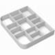 Feldherr Quarter-Size token tray for game material - 13 compartments