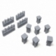 Stone Wall Set 01 - Straights