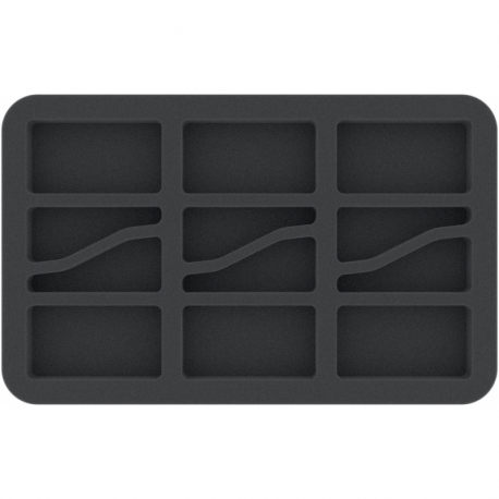 HS035A016 35 mm foam tray for miniatures in scale 1:72 (20 mm) – 12 compartments
