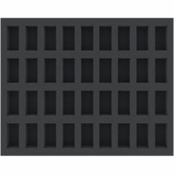 FS035A004 35 mm foam tray for miniatures in 1:72 scale (20 mm) – 36 compartments