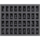 FS035A004 35 mm foam tray for miniatures in 1:72 scale (20 mm) – 36 compartments