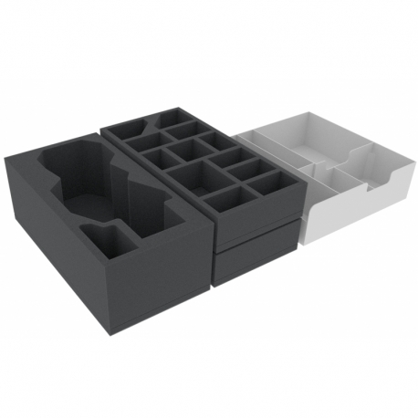Feldherr foam set + Premium Organizer Insert for Descent: Legends of the Dark - The Betrayer’s War - board game box