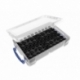 Feldherr paint racks + token trays for 4L Really Useful Boxes - 56 Citadel Paint Pots (12 ml) + game material