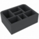 Feldherr Half-Size Case 50 with foam tray and Organizer Insert trays for Star Wars: X-Wing
