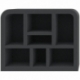 Feldherr Half-Size Case 50 with foam tray and Organizer Insert trays for Star Wars: X-Wing