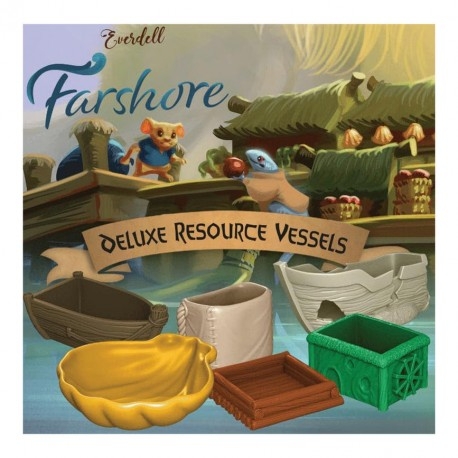 Contenedores de Recursos Deluxe - Farshore: Edición Esencial de Maldito Games