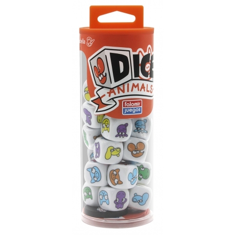 DICE Animals dice game from Falomir Games