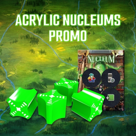 Acrylics Promo for Nucleum table game by Maldito Games