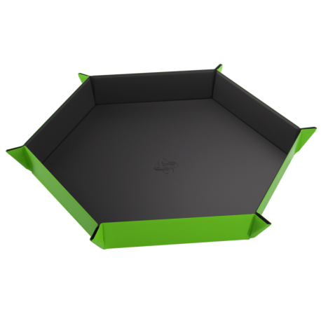 Magnetic Dice Tray Hexagonal Black/Green