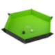 Magnetic Dice Tray Hexagonal Black/Green