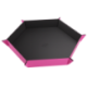 Magnetic Dice Tray Hexagonal Black/Pink