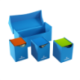 Triple Deck Holder 300+ XL Blue