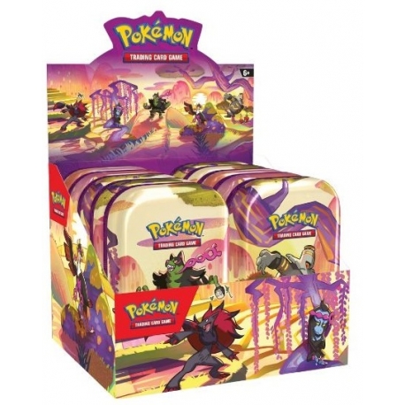 Pokemon TCG - Display 10 Mini Tins Grim Fable SV 6.5 (Spanish) from Bandai