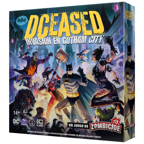 DCeased: Gotham City Outbreak Zombicide Spanish Board Game by Cool Mini Or Not