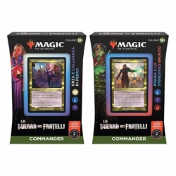 Magic the Gathering La Guerra dei Fratelli Commander Decks Box (4) (Italian)