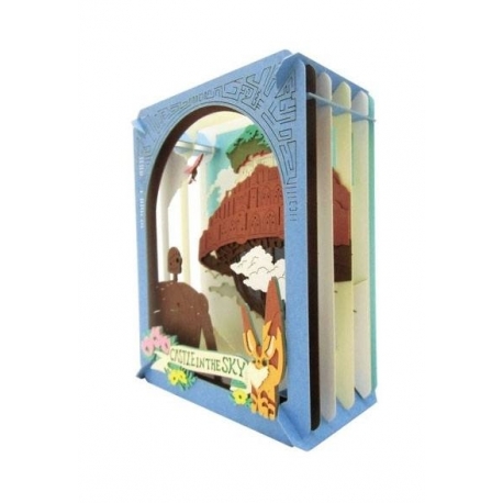 El castillo en el cielo Paper Model Kit Paper Theater Behind the Clouds