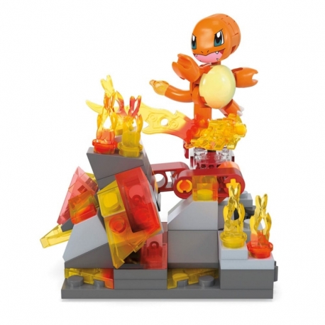 Pokémon MEGA Building Kit Charmander's Fire-Type Twist