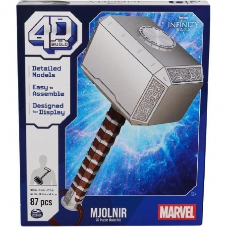 Marvel: 4D Build - Thor Mjolnir Hammer 3D Puzzle