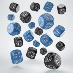 Fortress Compact D6 Pack de Dados Black&Blue (20)