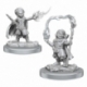 D&D Nolzur's Marvelous Miniatures Pack de 2 Miniaturas sin pintar Halfling Wizards
