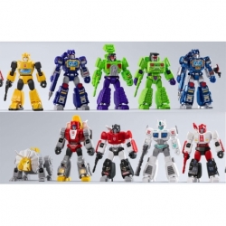Transformers Blokees Plastic Model Kit Galaxy Version 03 The Autobot Run Assortment (9)
