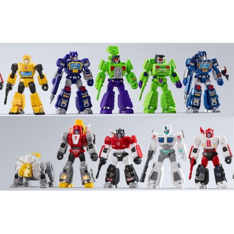Transformers Blokees Plastic Model Kit Galaxy Version 03 The Autobot Run Assortment (9)