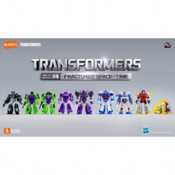 Transformers Blokees Plastic Model Kit Galaxy Version 04 Fractored Space-Time Assortment (9)