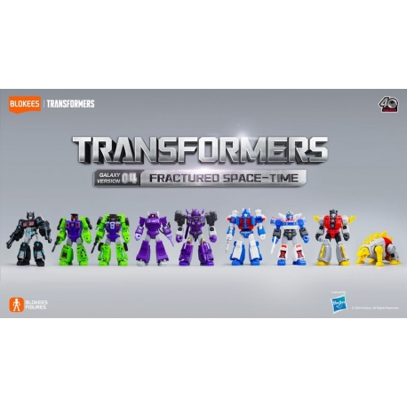 Transformers Blokees Plastic Model Kit Galaxy Version 04 Fractored Space-Time Assortment (9)