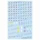 Megami Device M.S.G. Accesorios para Maquetas Plastic Model Kit 1/1 Puni Mofu Tu Eye Decal Set