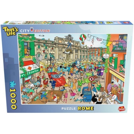 That´s Life City Edition Puzzle Rome (1000 pieces)