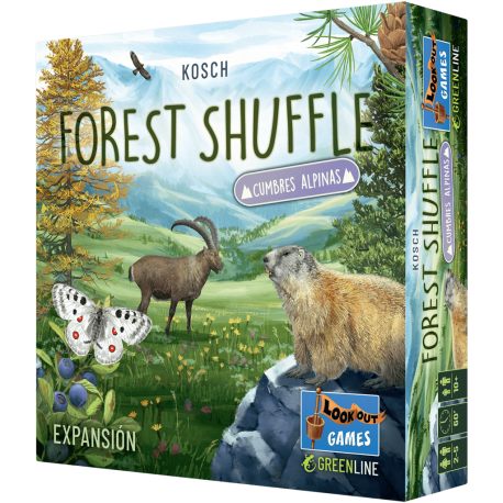 Forest Shuffle Alpine Peaks (Spanish) board game from Lookout Games