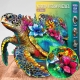 Puzzle de Madera – Tortuga – 300 piezas de Escape Welt