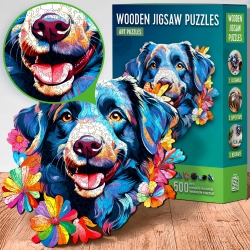 Wooden Puzzle – Dog – 300 pieces by Escape Welt