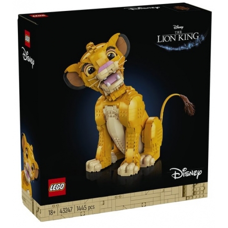 Set de construcción LEGO Disney - El Rey León: Simba Joven 43247